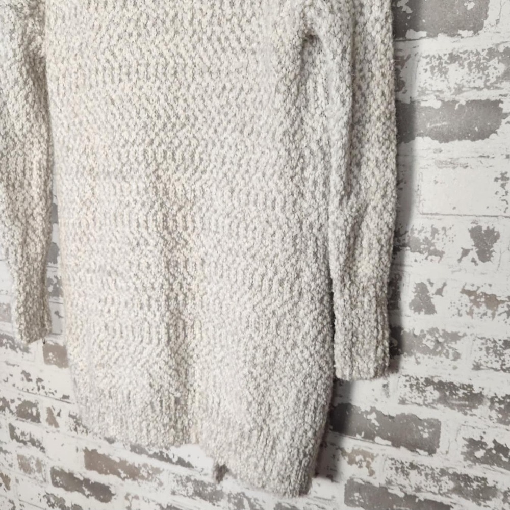 For Thee Knit Open Front Cardigan Sweater Pockets XS Cozy Comfy Over Sized Long - Picture 9 of 16